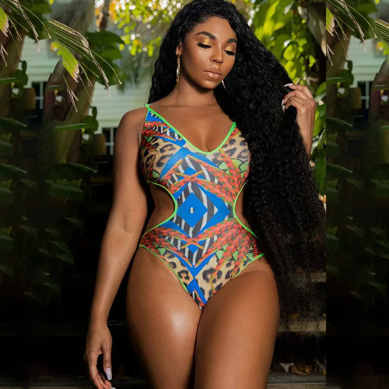 2022 New 4XL 5XL Women Plus Size Swimwear 3 Piece Swimsuit Leopard Print Plus Size Swimwear Bikini for Fat Women