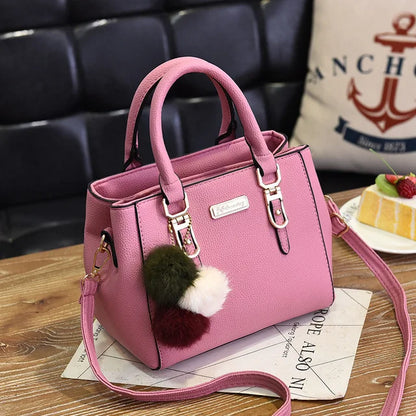 Yogodlns borsa da donna con ciondolo con perline borsa a tracolla in rilievo da donna borsa a tracolla da donna borse con palle di pelo borsa di alta qualità