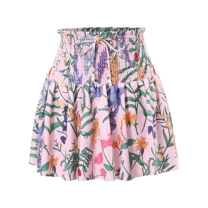 2023 New Swimwear Slim Bikini Women Printed Ruffle Swimsuit With Chiffon Dress Bikinis & Beachwear