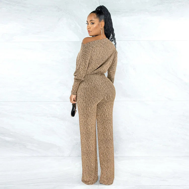 ANSZKTN Damen Frühling Locker Jumpsuit
