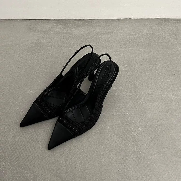 Thick Soled Sandals for Women's New Year High Heels Fish Mouth Women's  Soft Height Increasing Sponge Shoes