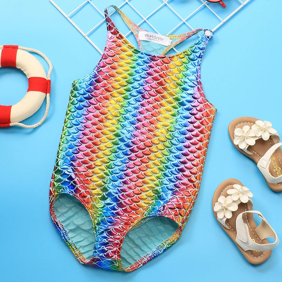 Costume da bagno principessa Sirena Mirabel Isabella Costume da bagno Set Ragazza Estate Beachwear Pool Party Bambini Anna Elsa Rapunzel Costume da bagno