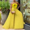 Combinaison salopette ample de couleur unie pour femmes, nouvelle collection été 2025, tendance et sexy, vente en gros pour boutiques