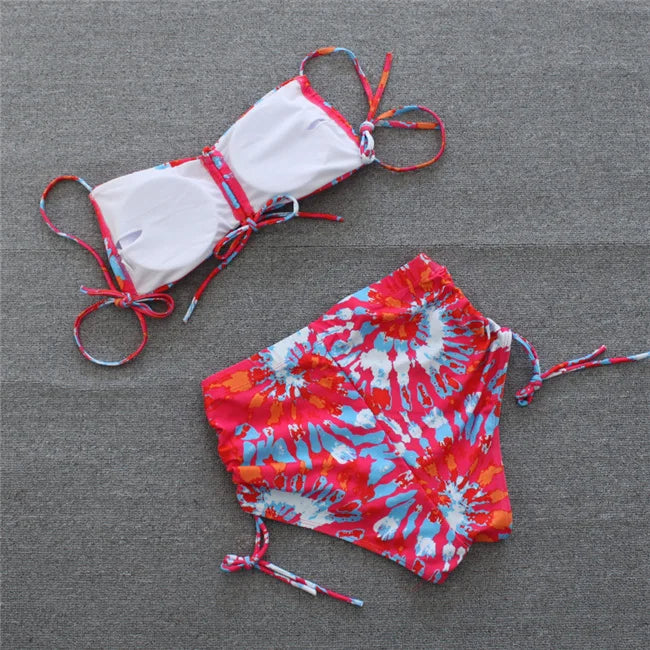 Neuer sexy Damen-Strand-Bikini-Schwimmanzug, 2-teilig
