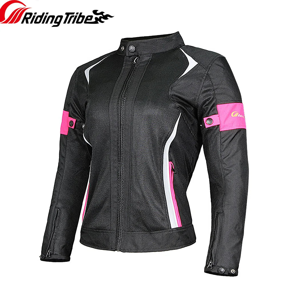 Giacca invernale da moto da donna abbigliamento da equitazione impermeabile caldo tuta di sicurezza per il corpo da corsa equipaggiamento protettivo e fodera incorporati JK-64