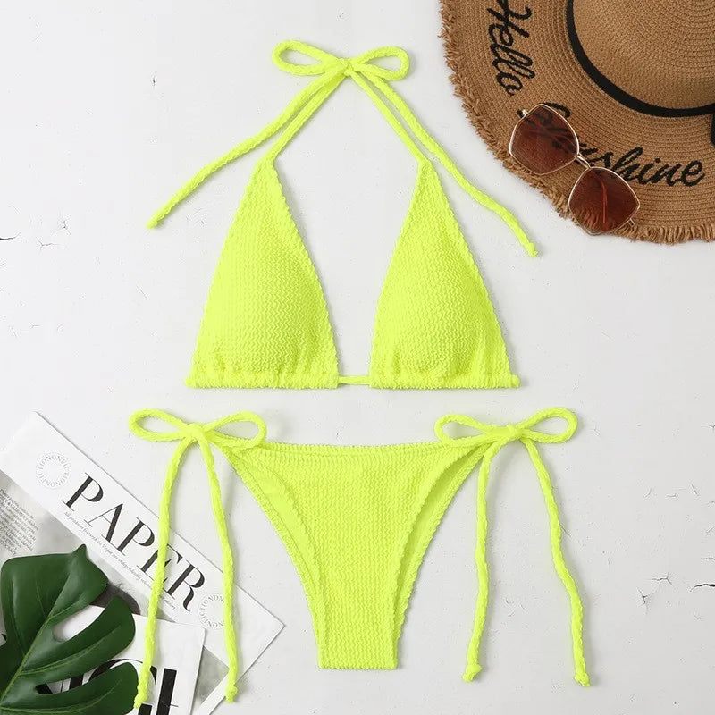 JSN9202108 Sexy Crystal Diamond Bikini Detachable Breast Pad Swimsuit Splice Breast Strap Split Swimsuit