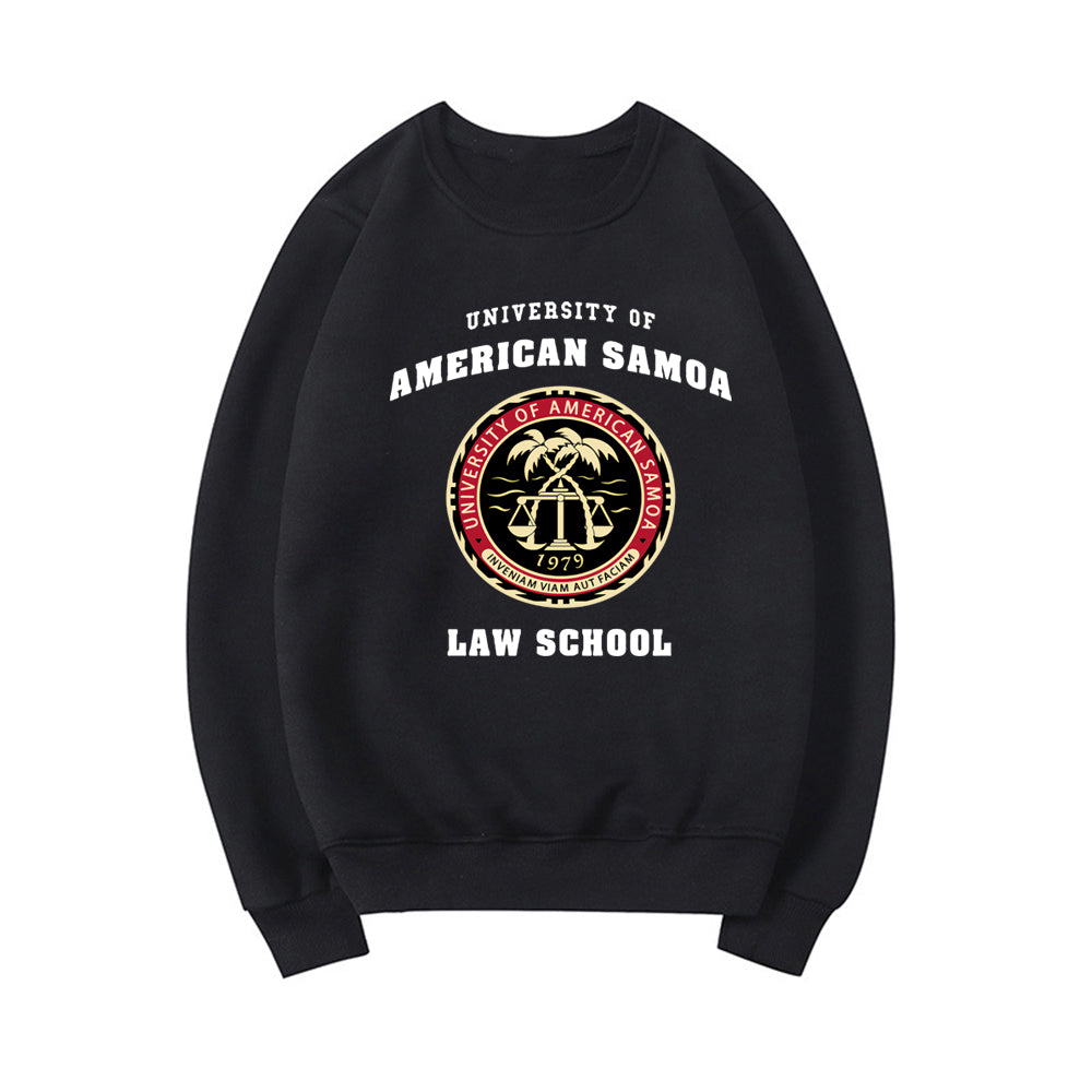Felpa della scuola universitaria di Samoa americana, girocollo, pullover unisex, felpe con cappuccio grafiche, felpe streetwear da donna