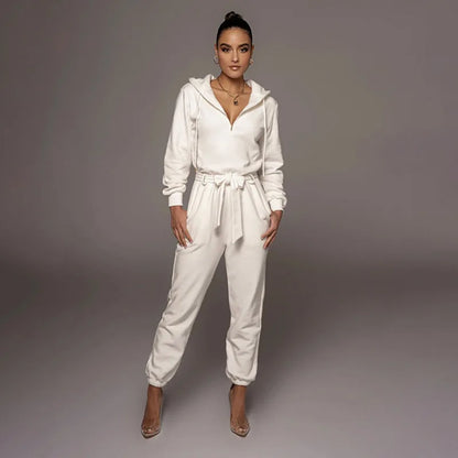 Combinaison Femme en Coton Uni à Manches Longues, Mode Décontractée, Combinaison Solide, Vêtements de Loisirs Printemps 2022