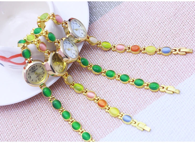 Orologio da Polso da Donna Chaoyada 2026 di Marca Famosa, con Catenella, Regalo per la Mamma, al Quarzo, con Strass, alla Moda, di Lusso