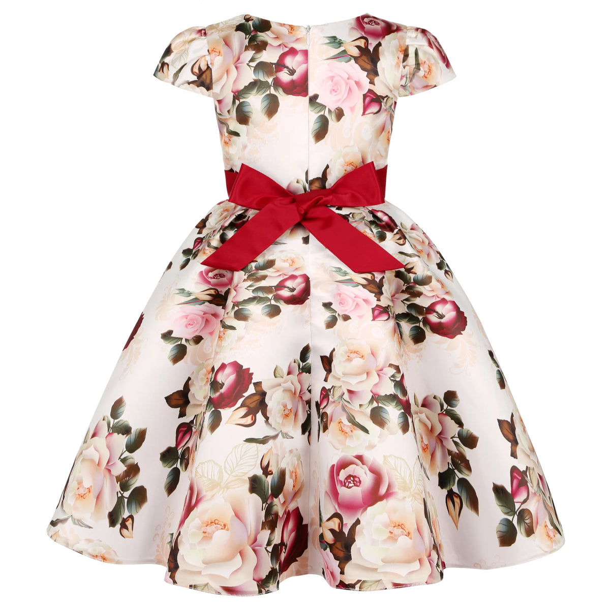 Nuove ragazze Bambini Fiore Elegante causale Principessa Abiti da festa Abbigliamento per bambini Natale Compleanno Festa di nozze Abito da bambina
