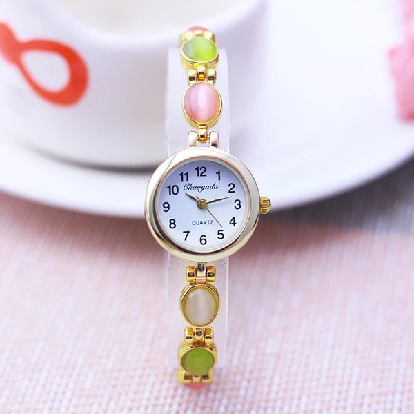 Orologio da Polso da Donna Chaoyada 2026 di Marca Famosa, con Catenella, Regalo per la Mamma, al Quarzo, con Strass, alla Moda, di Lusso