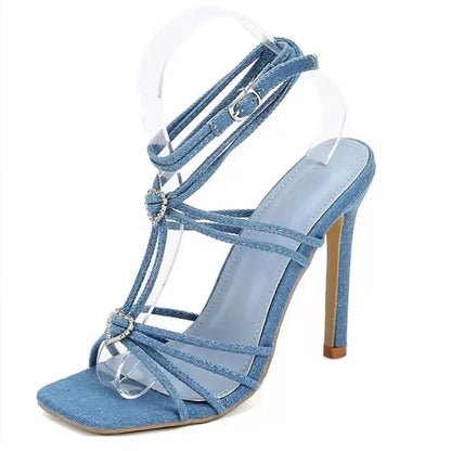 2025 New Sweet Celebrity Style Stars Same High-eye Sandals Fashion TrendBreathableLight WeightAnti-Slippery Height Increasing