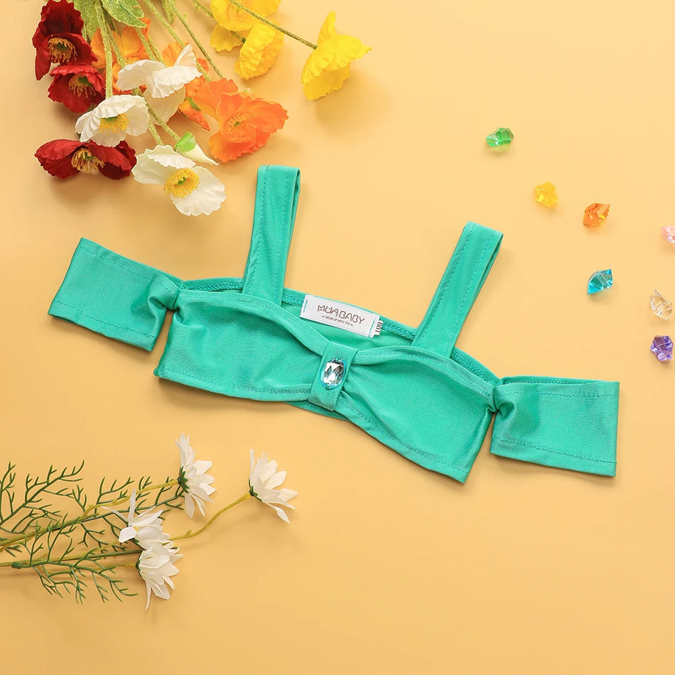 Costume da bagno principessa Sirena Mirabel Isabella Costume da bagno Set Ragazza Estate Beachwear Pool Party Bambini Anna Elsa Rapunzel Costume da bagno