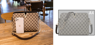 Nuova borsa a tracolla di design di lusso per donna Borse a tracolla a tracolla in pelle Pu Borse da donna a tracolla con catena di moda