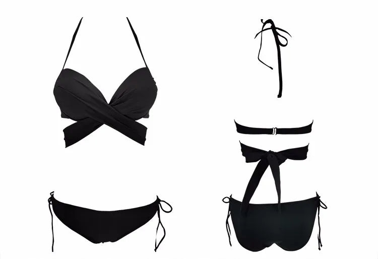 HR-8611 Bikini Damen Sexy Strand Badeanzug Umweltfreundliche Bademode Zweiteiler Private Label Bikini