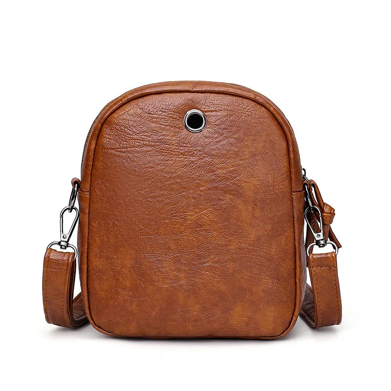 Borsa a tracolla a tracolla di design vintage Borsa casual Borse a tracolla per donna Borsa a tracolla piccola in pelle PU quotidiana per telefono sac