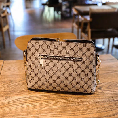 Nuova borsa a tracolla di design di lusso per donna Borse a tracolla a tracolla in pelle Pu Borse da donna a tracolla con catena di moda