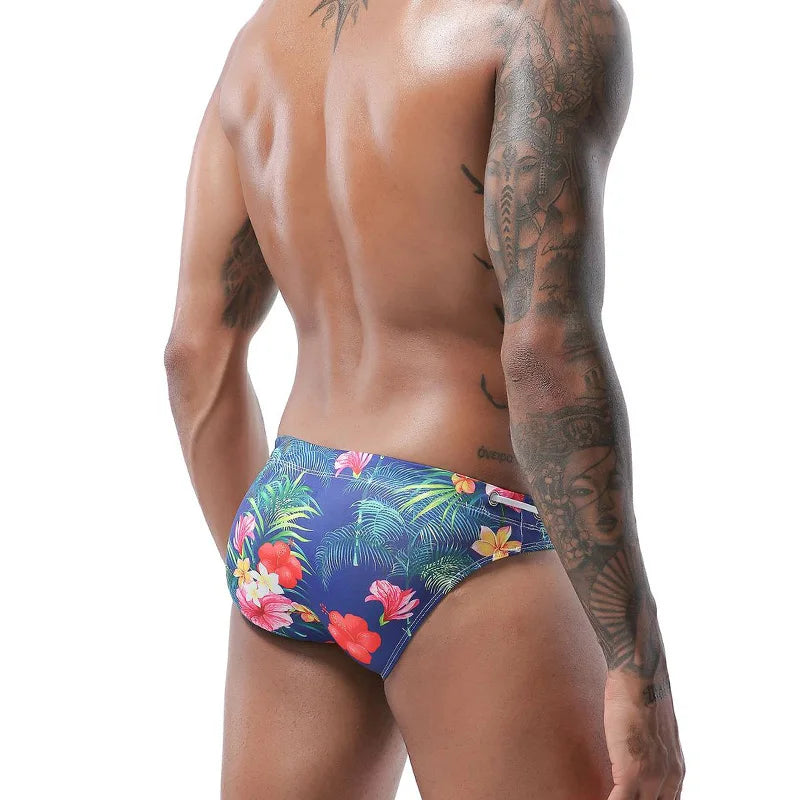 2019 New Nadar Leopard Swimwear Men Sexybriefs Trunks Mens Bathing Suit Swimming Swim Surfing Beach Shorts Bikini Sunga for Men