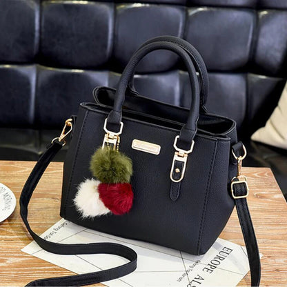 Yogodlns borsa da donna con ciondolo con perline borsa a tracolla in rilievo da donna borsa a tracolla da donna borse con palle di pelo borsa di alta qualità