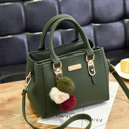 Yogodlns borsa da donna con ciondolo con perline borsa a tracolla in rilievo da donna borsa a tracolla da donna borse con palle di pelo borsa di alta qualità