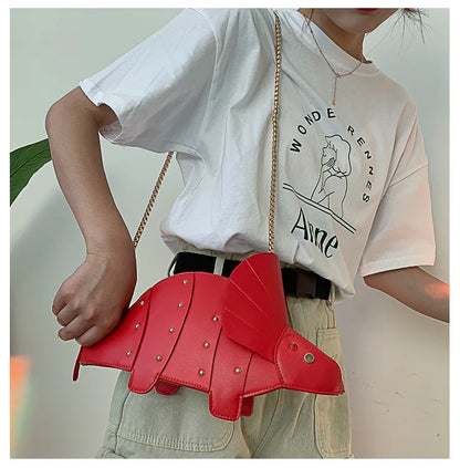 Triceratops Mini Borsa a tracolla per donna Borse e borsette Borsa a tracolla con catena di moda Pochette Borse firmate da ragazza chic 2021