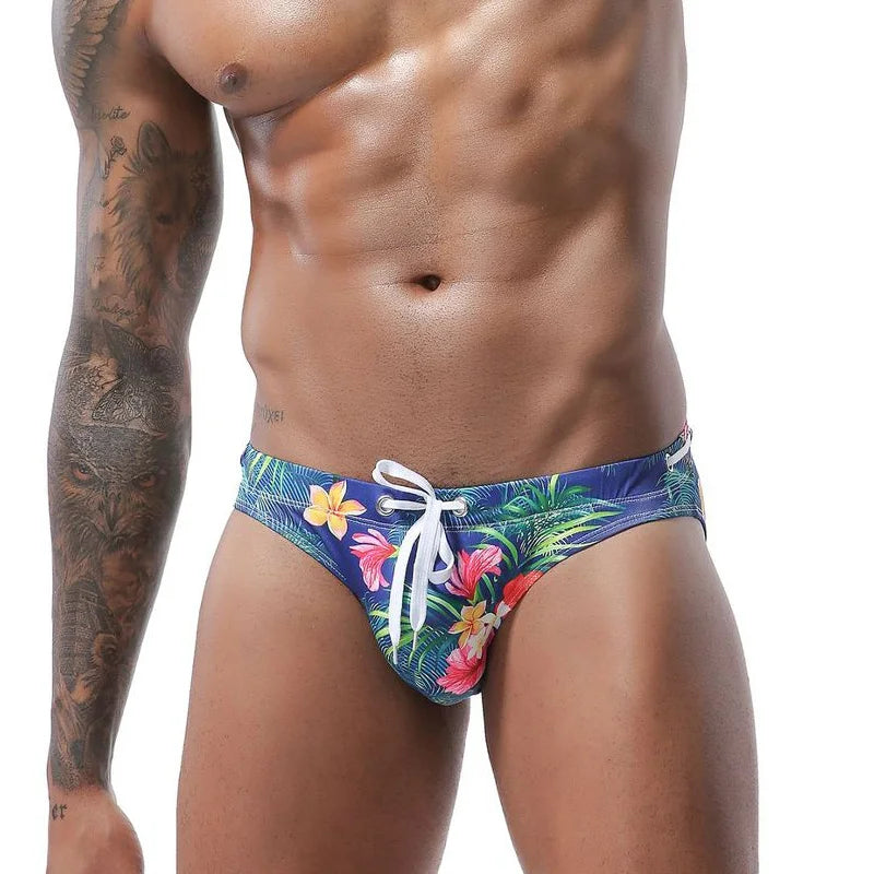 2019 New Nadar Leopard Swimwear Men Sexybriefs Trunks Mens Bathing Suit Swimming Swim Surfing Beach Shorts Bikini Sunga for Men