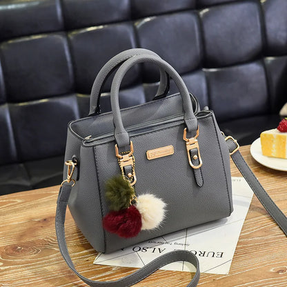 Yogodlns borsa da donna con ciondolo con perline borsa a tracolla in rilievo da donna borsa a tracolla da donna borse con palle di pelo borsa di alta qualità