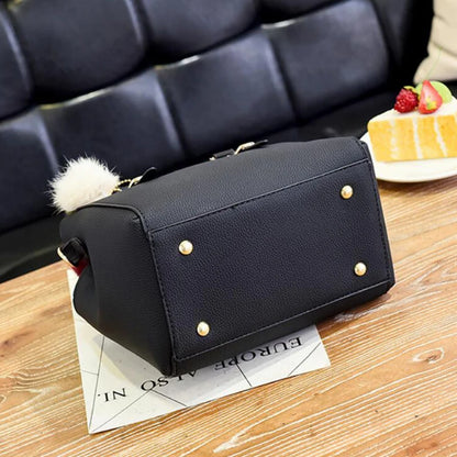 Yogodlns borsa da donna con ciondolo con perline borsa a tracolla in rilievo da donna borsa a tracolla da donna borse con palle di pelo borsa di alta qualità