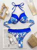 Benutzerdefinierter Druck Micro Sexy Push-up Bikini Set Arena Fruit Bademode Luxus-Strandmode für Damen