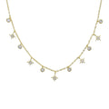 promozione cz stella fascino collana girocollo oro argento colore 2020 nuovi gioielli da donna alla moda all'ingrosso caldi