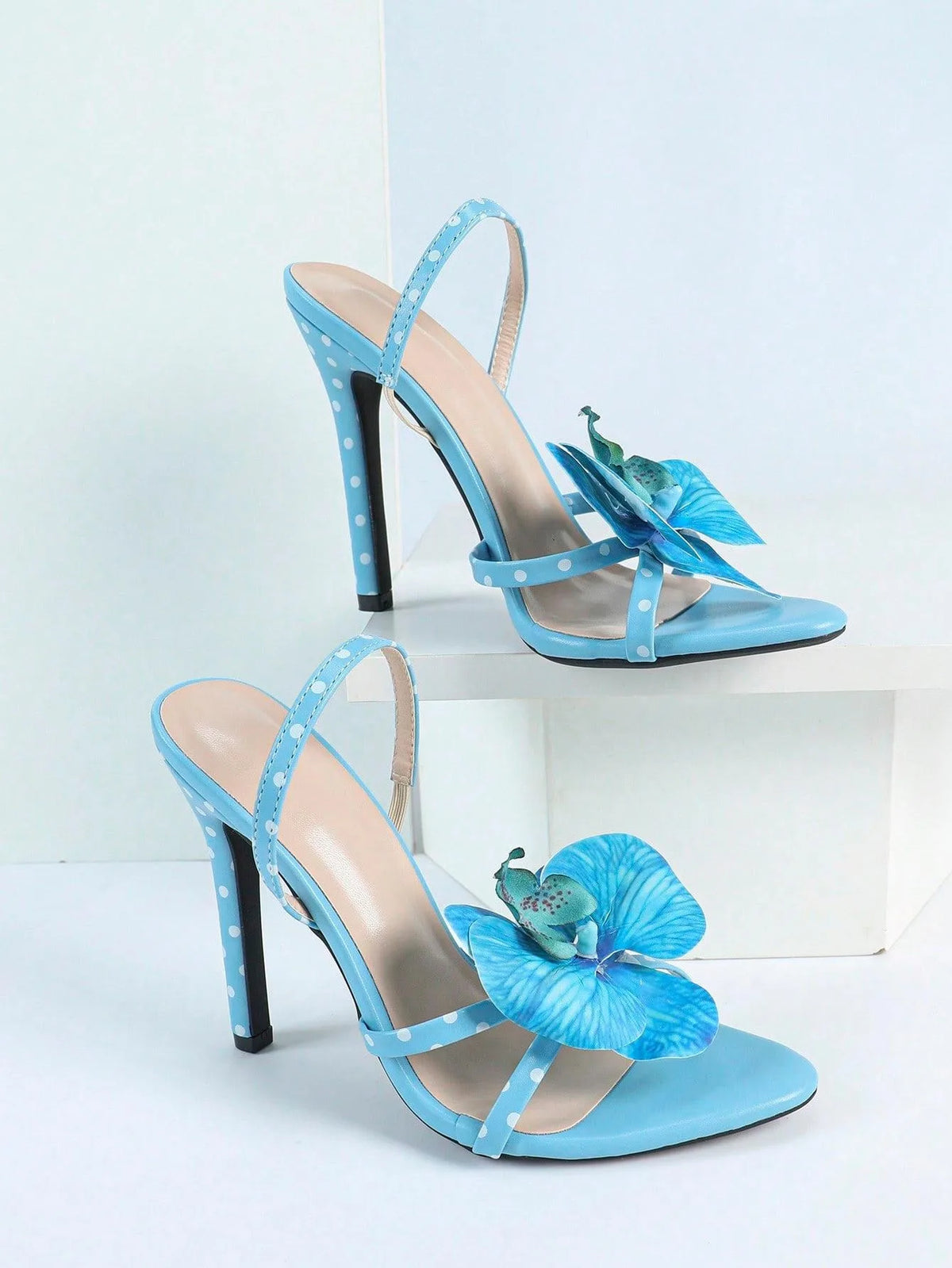 Ladies Elegant Ultra High Heel Sandals Open Toe Anti-Slip Features Outdoor Sexy Club Design Summer Winter Ankle Strap