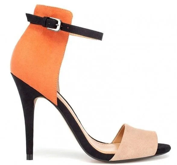 Sandales d'été à talons hauts sexy, bout pointu, boucle résistante, augmentant la hauteur, pour femmes en extérieur