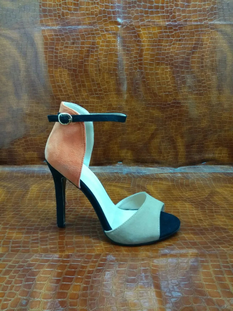 Sandales d'été à talons hauts sexy, bout pointu, boucle résistante, augmentant la hauteur, pour femmes en extérieur