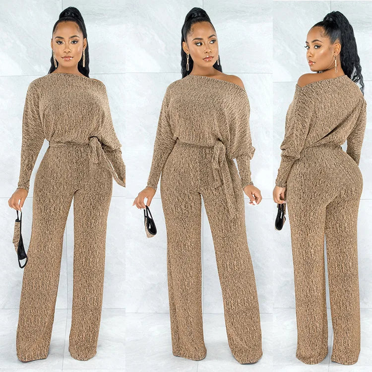 ANSZKTN Damen Frühling Locker Jumpsuit