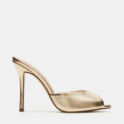 2025 Talons Hauts Antidérapants Sexy Escarpins pour Dames Semelle Intérieure Grande Taille Talon Printemps Extérieur Sandales Légères Bout Pointu Été