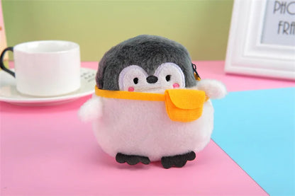 Cartone animato animale ragazzi portamonete in peluche bambini portamonete con cerniera custodia portaoggetti simpatici animali portafogli donna mini borsa regalo per bambini