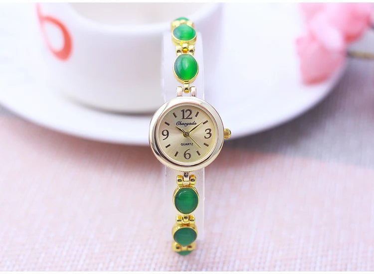 Orologio da Polso da Donna Chaoyada 2026 di Marca Famosa, con Catenella, Regalo per la Mamma, al Quarzo, con Strass, alla Moda, di Lusso