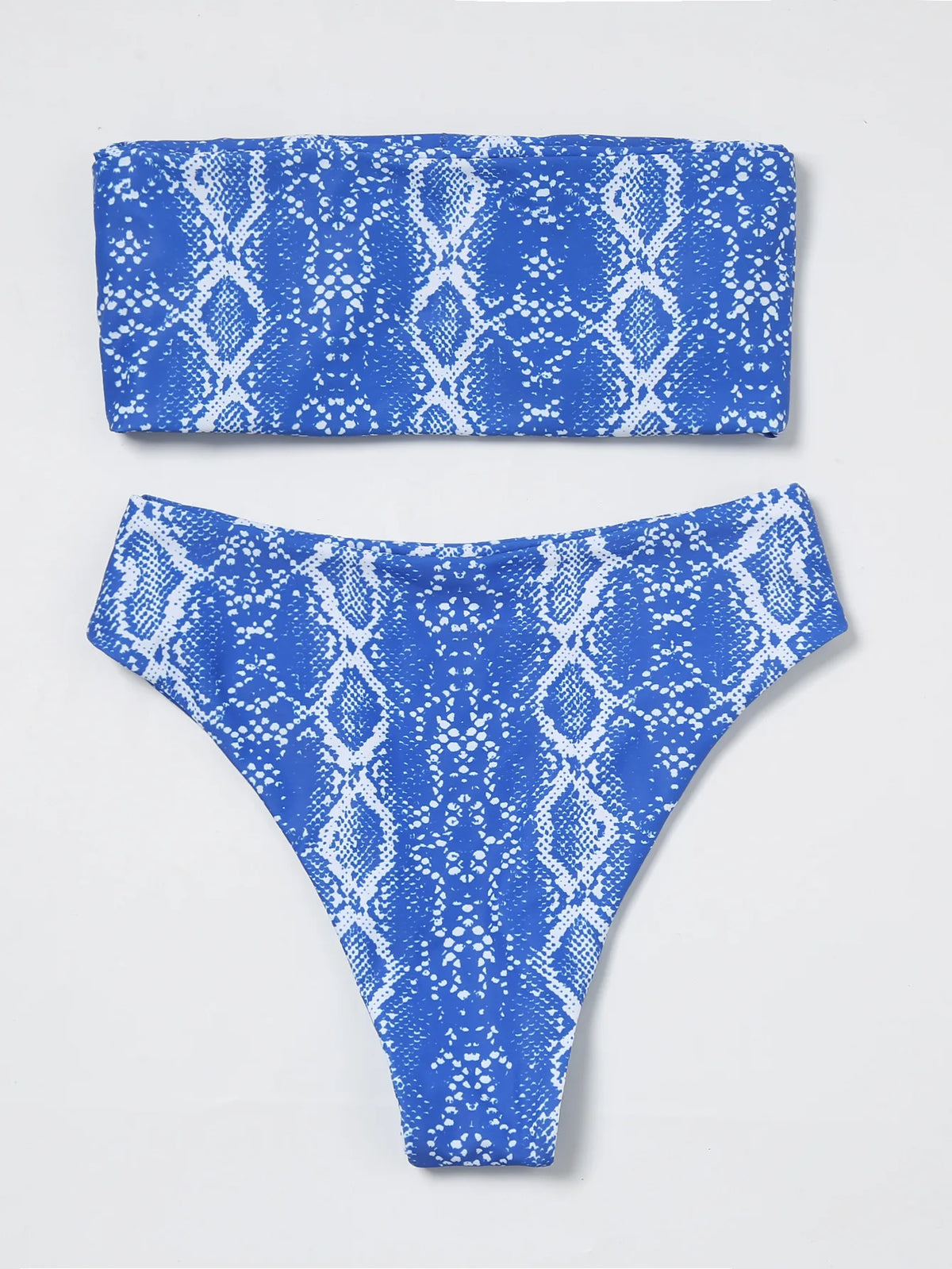 Sexy Bandeau Bikinis Damen Badeanzug Push Up Bademode Print Bikini Set Weibliche Brasilianische Bikinis Strandmode Sommer High Waist Swim