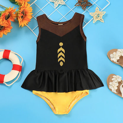 Costume da bagno principessa Sirena Mirabel Isabella Costume da bagno Set Ragazza Estate Beachwear Pool Party Bambini Anna Elsa Rapunzel Costume da bagno