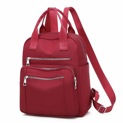 Zaino da donna da viaggio Borse a tracolla Oxford impermeabili casual Borsa da donna di grande capacità Zaino Borsa da scuola nera