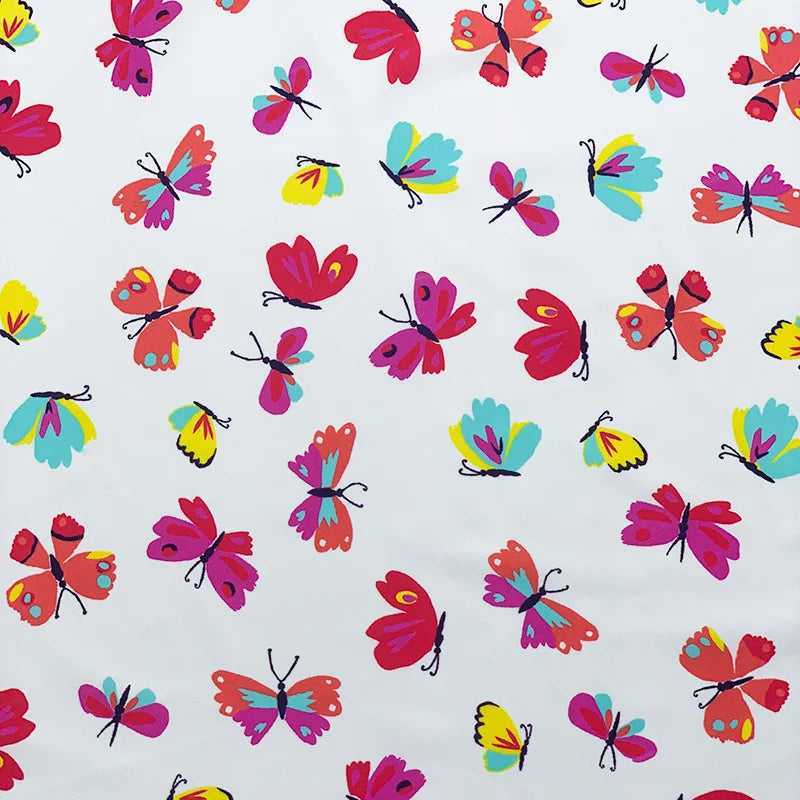 Fabric Supplier Quick Dry Blue Coconut Tree Sublimation Printing Nylon Spandex Fabric Beachwear Sexy Woman Swimwear Bikini Set