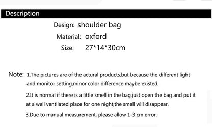 Zaino da donna da viaggio Borse a tracolla Oxford impermeabili casual Borsa da donna di grande capacità Zaino Borsa da scuola nera