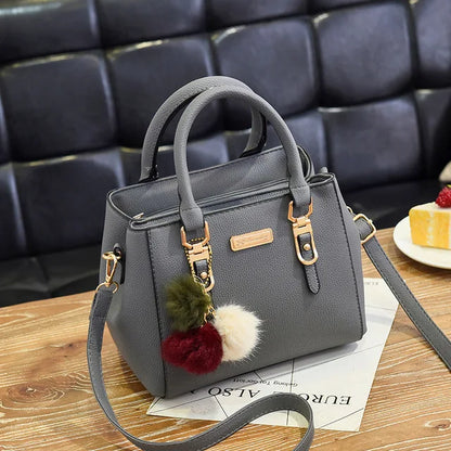Yogodlns borsa da donna con ciondolo con perline borsa a tracolla in rilievo da donna borsa a tracolla da donna borse con palle di pelo borsa di alta qualità