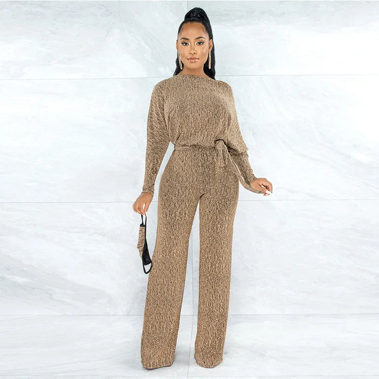 ANSZKTN Damen Frühling Locker Jumpsuit