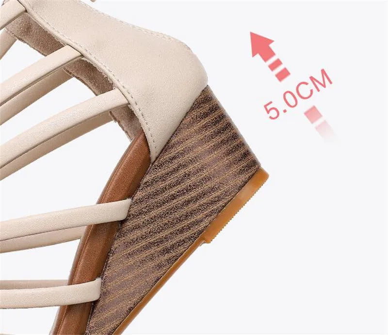 YAERNI estate nuove scarpe da donna moda Casual pantofole da spiaggia all'aperto confortevole punta piatta sandali da donna taglie forti
