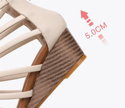 YAERNI estate nuove scarpe da donna moda Casual pantofole da spiaggia all'aperto confortevole punta piatta sandali da donna taglie forti