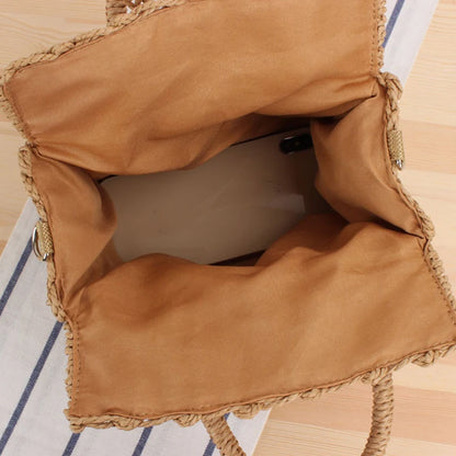 Gusure Ladies Summer Straw Woven Crossbody Bags Casual Small Hasp Shoulder Bag rafia Square Rattan Messenger Bag borse borsa