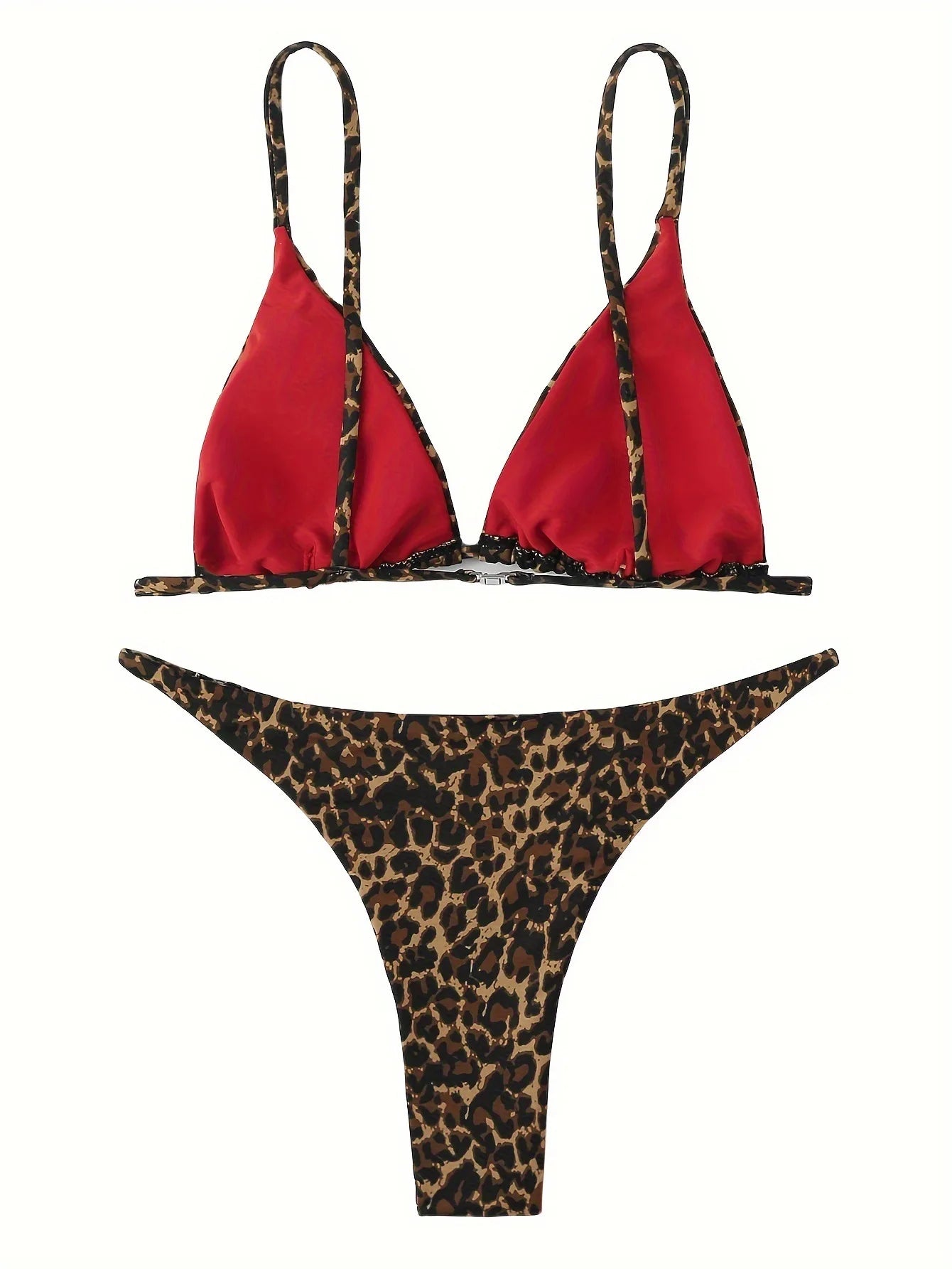 2025 Micro Leopard Bikini Women High Cut Bandage Push up Swimsuit Sexy Bathing Suit Padded Thong Swimwear Summer Beach Vacation