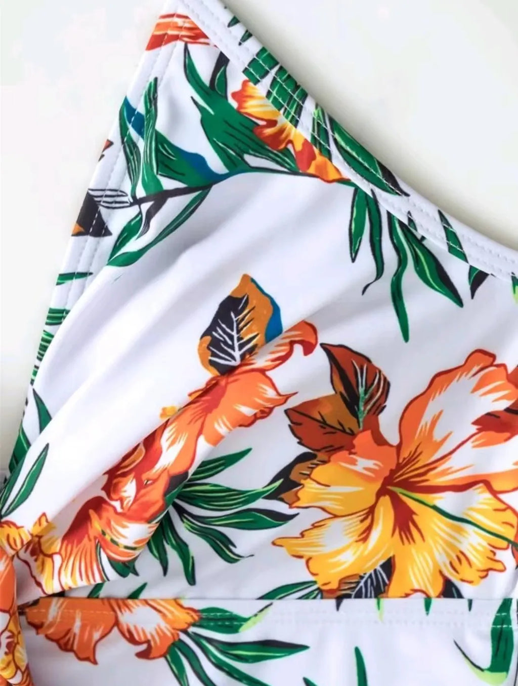 XCTM-YMF2205 Women's Fashion Cover up Beachwear Halter Bikini Swimdress Two Piece Swimwear Eco Friendly Swimwear