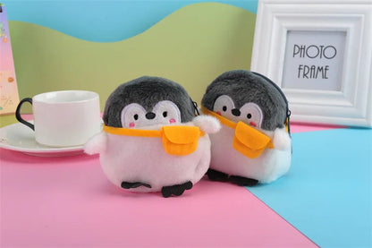 Cartone animato animale ragazzi portamonete in peluche bambini portamonete con cerniera custodia portaoggetti simpatici animali portafogli donna mini borsa regalo per bambini
